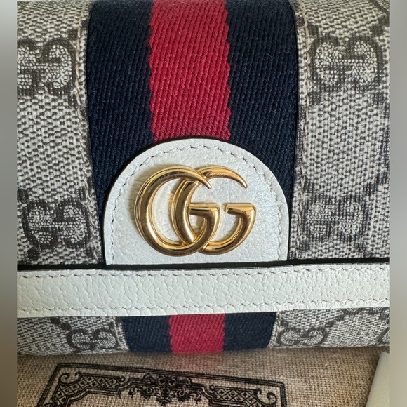 Gucci Monogram Web Ophidia Long Wallet - Picture 2 of 12